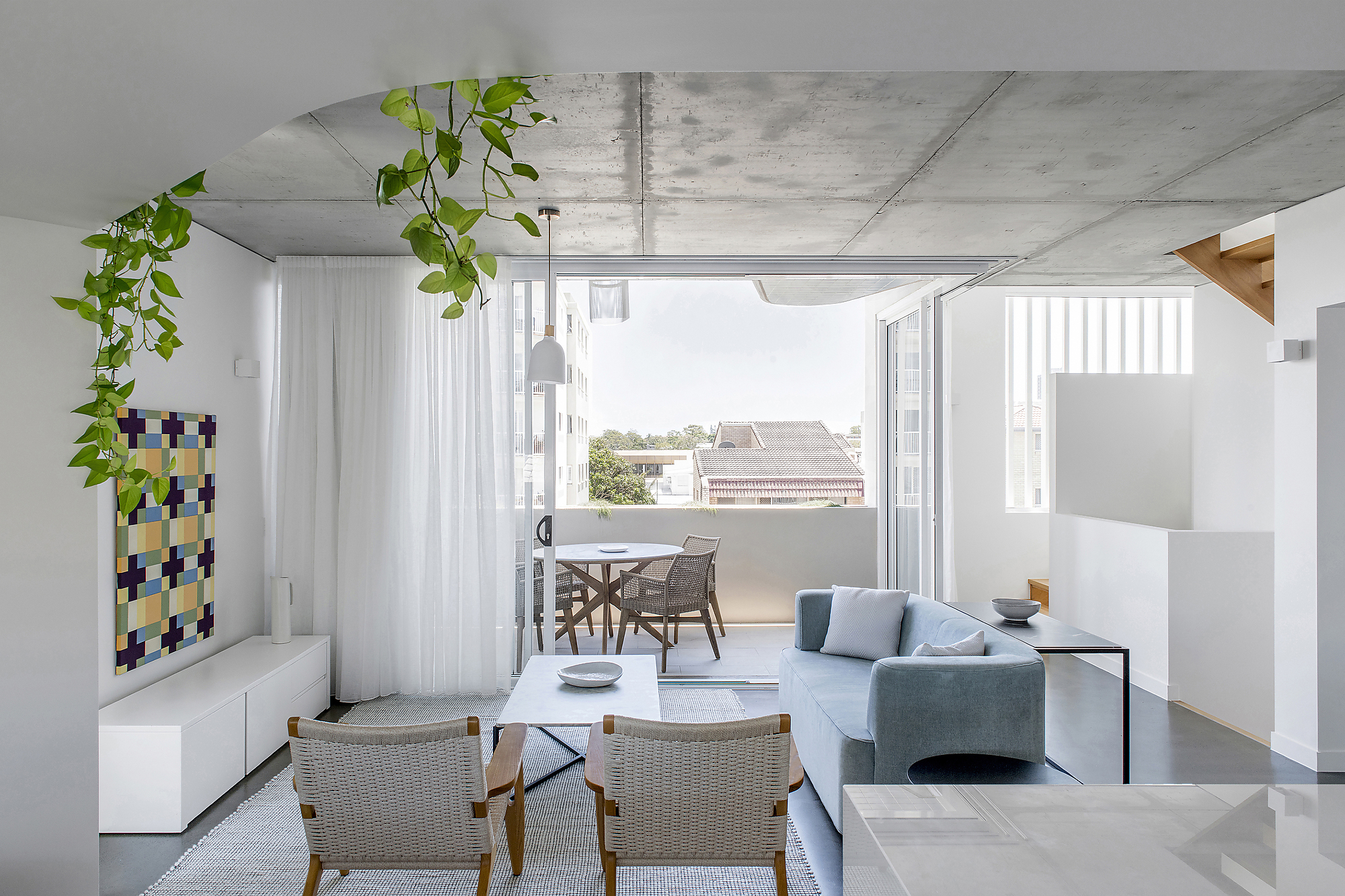 Interior photograph of Cooma Terrace Townhouses by Cathy Schusler
